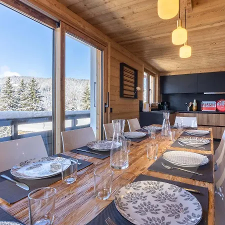 Chalet Renove Avec Sauna, Cheminee, Parking Prive, Wifi, 5 Pour 12 Personnes - Fr-1-459-196